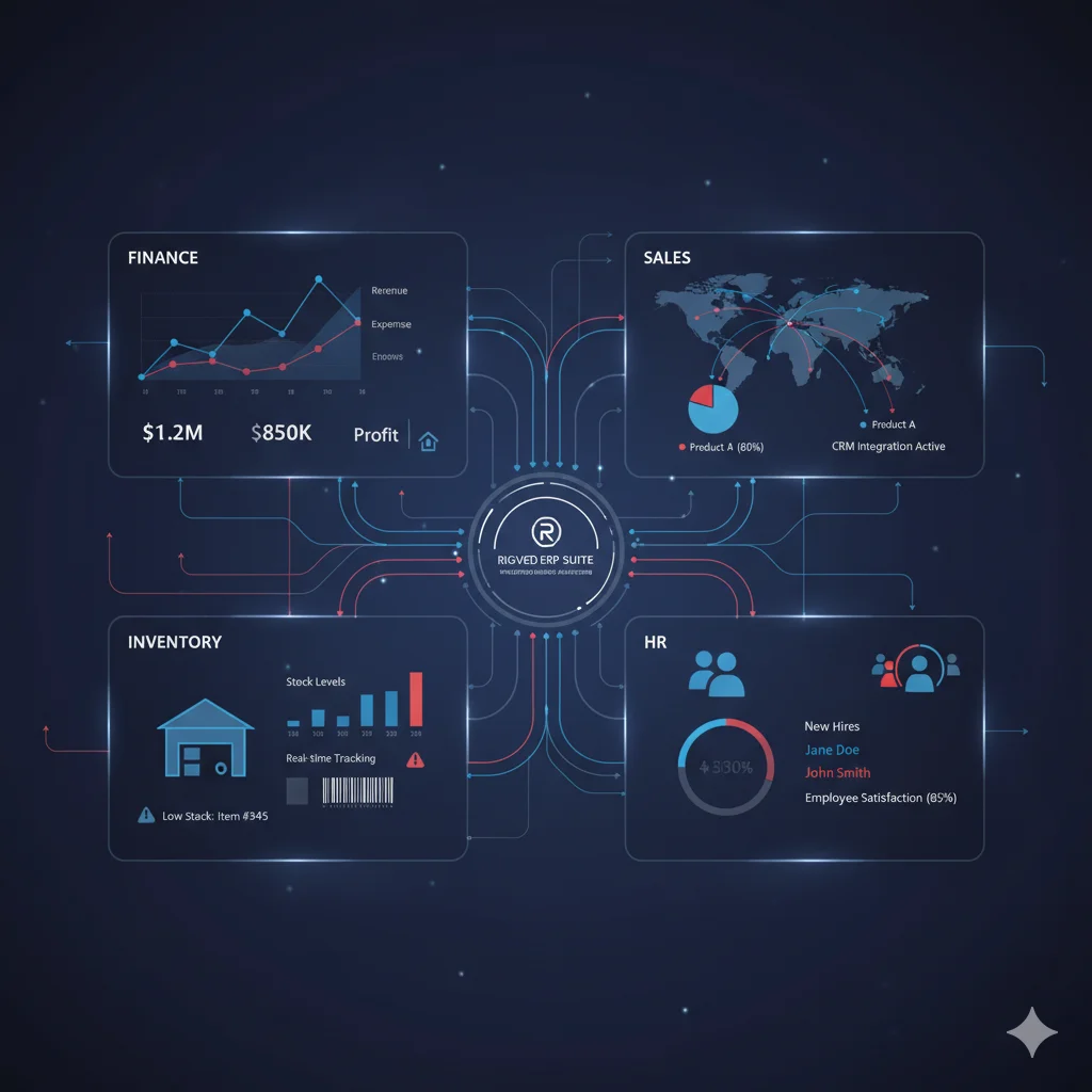 ERP Business Applications Dashboard