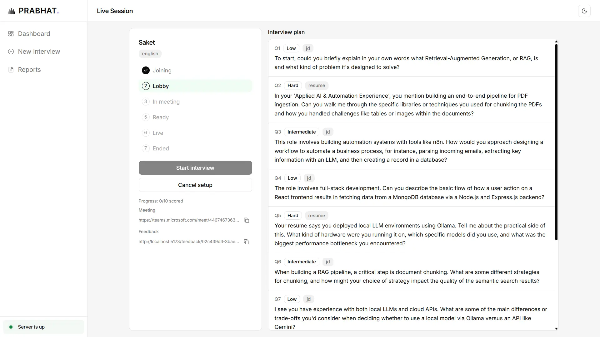 Recruiter Dashboard & KPIs