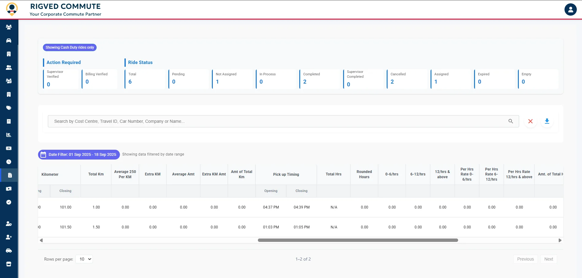Automated Billing & Rate Management