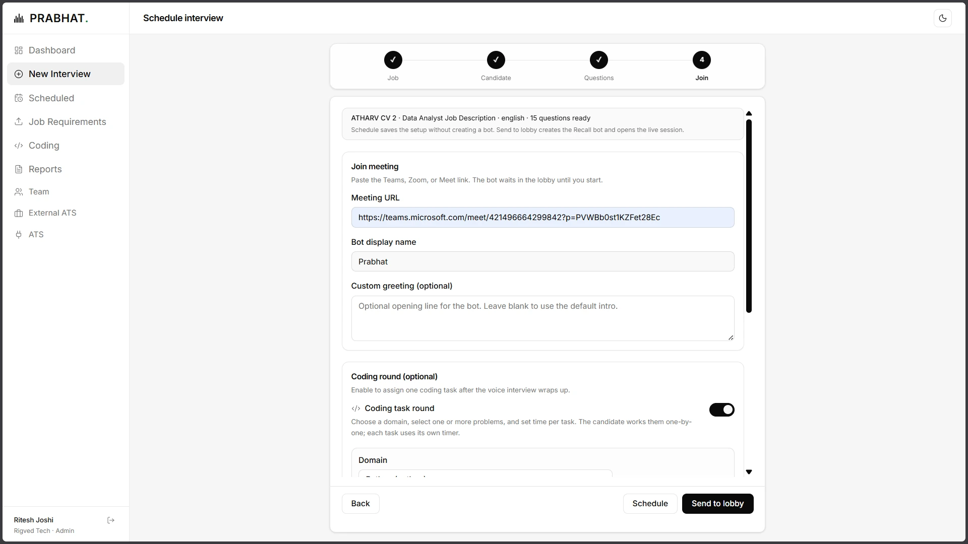 Joins Any Meeting Link