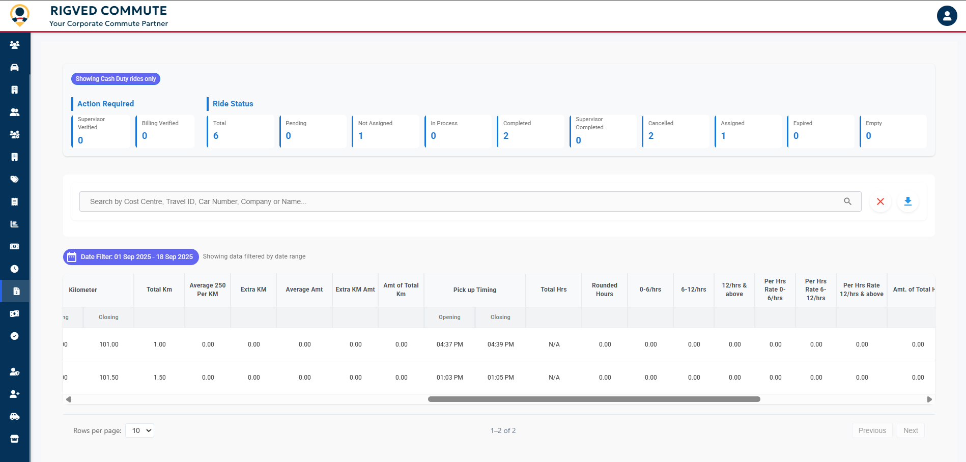 Automated Billing & Rate Management